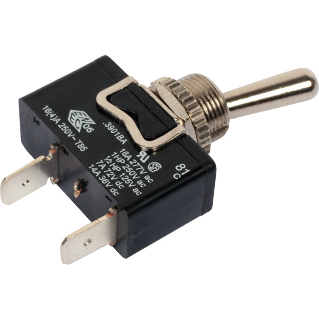 Interrupteur A Levier Metal 2 Positions On-on 2 Bornes référence fournisseur 253930
